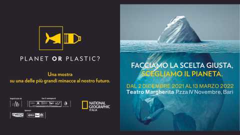 Bari, ''Planet or Plastic?'' al Margherita mostra del National Geographic
